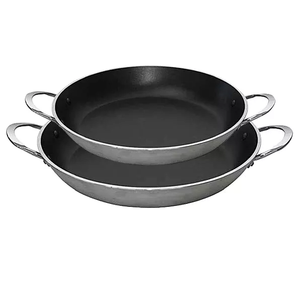 Poêle paella anti-adhésive haute