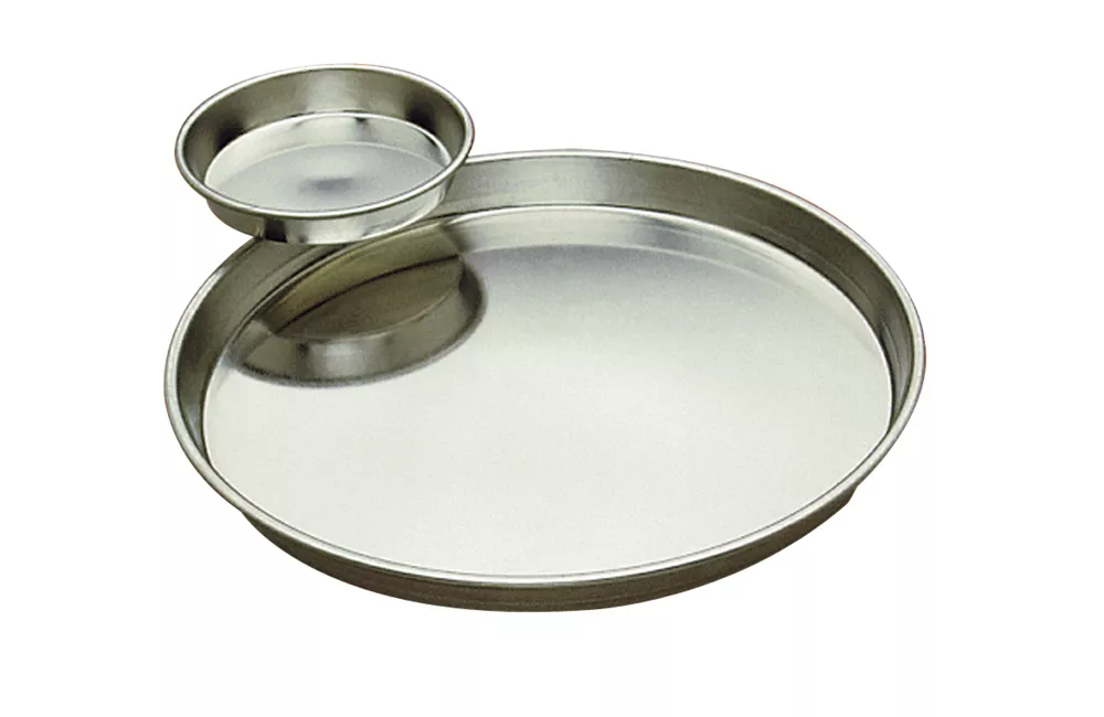 Moule à tarte uni fer blanc Gobel (fond fixe)