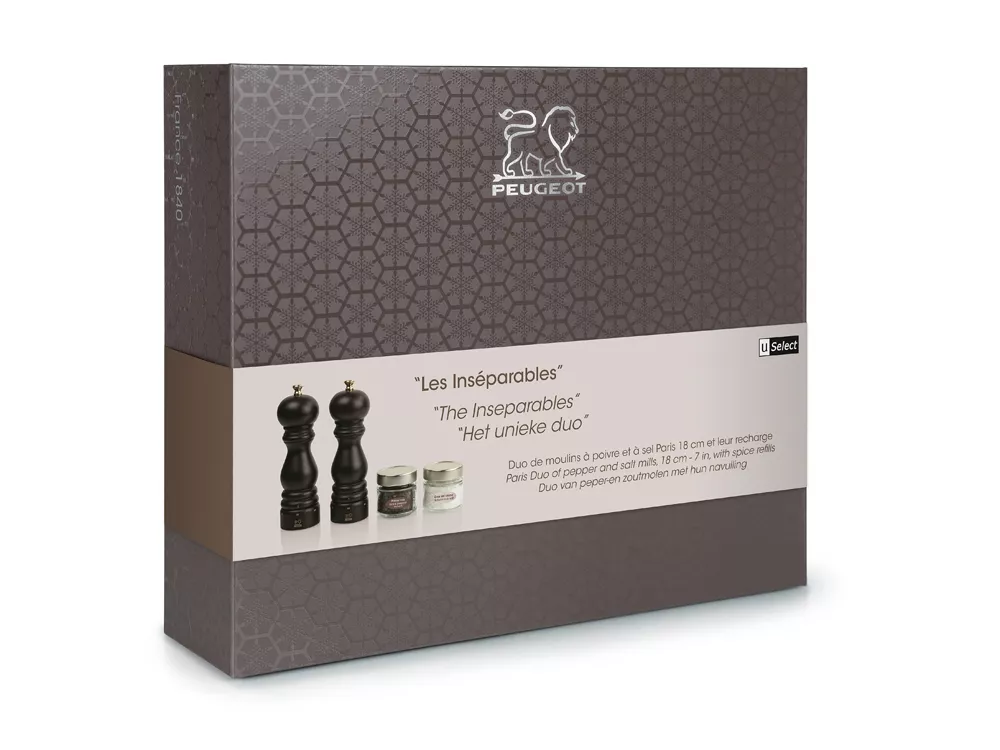 Coffret Les Inséparables Moulins Paris Chocolat Peugeot