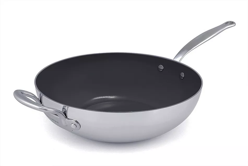 Wok anti-adhésif céramique Greenpan