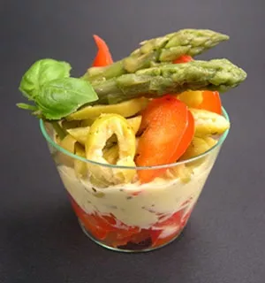 Verrine classique à usage unique