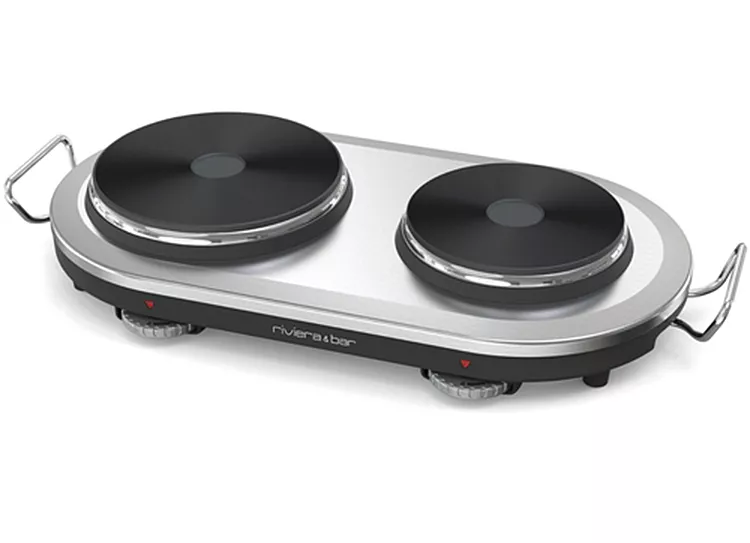 Réchaud Inox 2 plaques QRE450 Riviera & Bar