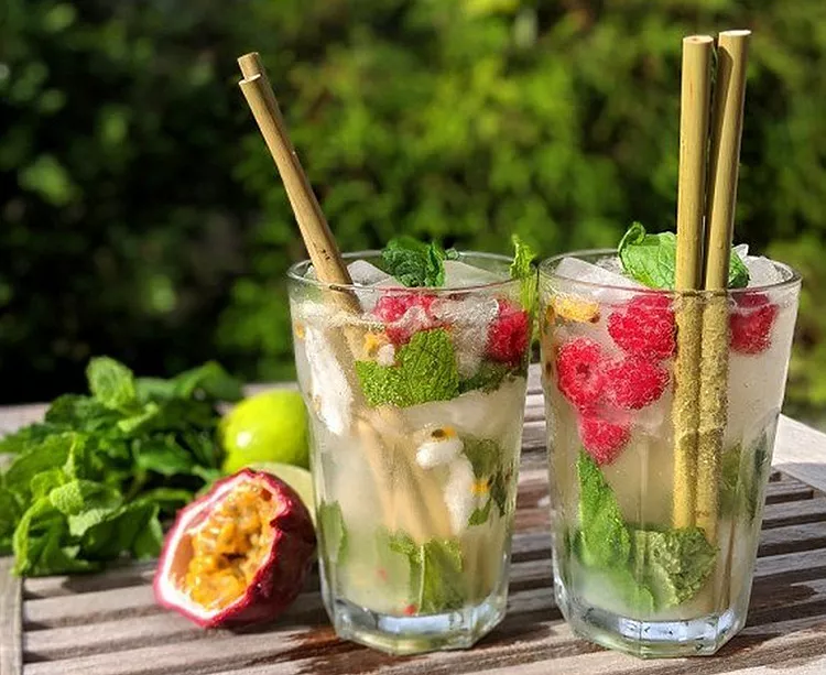 6 Pailles Bambou + Brosse de nettoyage Cookut