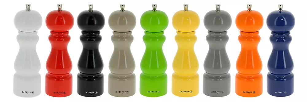 Moulin poivre/sel/épices Rumba 20 cm Laqué Marlux De Buyer