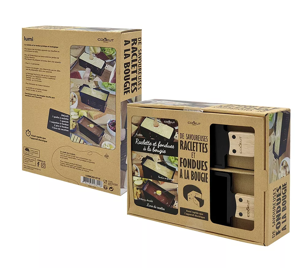Set Raclettes & Fondues à la Bougie Cookut