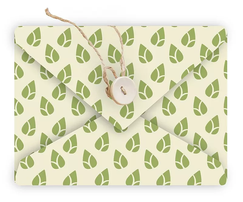 Feuille Emballage Alimentaire Cire d'Abeille avec Cordon Pebbly