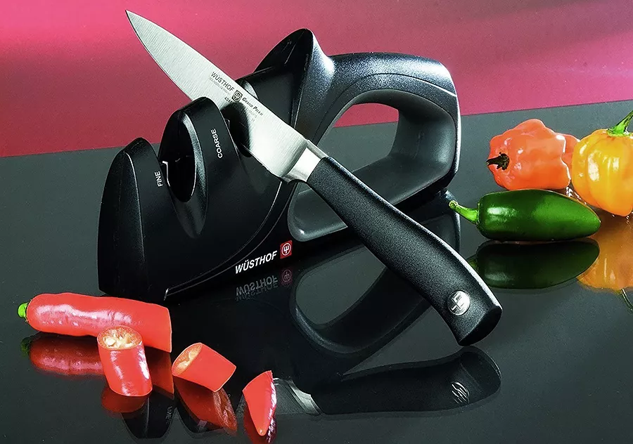 Aiguiseur Double Céramique et Carbure de Tungstène Wüsthof