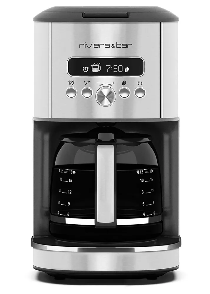 Cafetière Filtre 1,8 l Programmable Inox Riviera & Bar