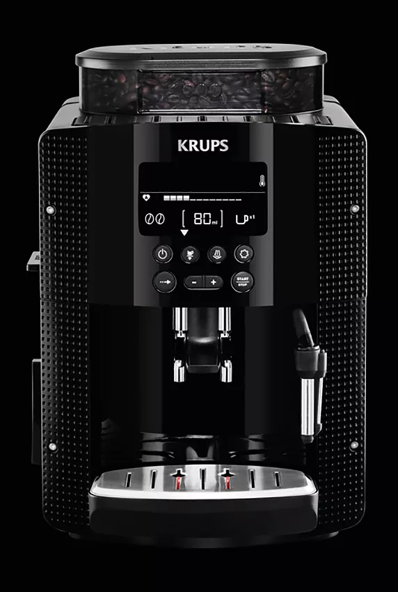 Cafetière Essential Noire avec Ecran LCD Krups