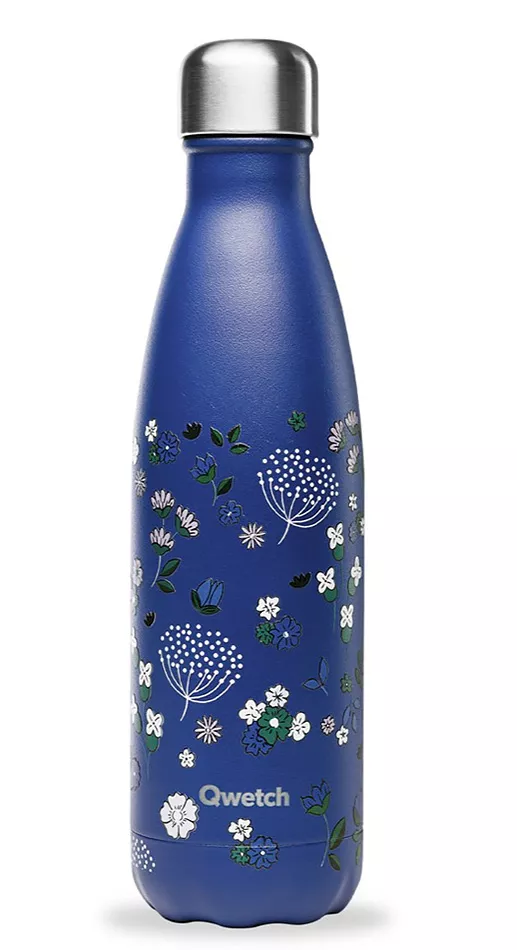 Bouteille isotherme Fleurs Champêtres Qwetch