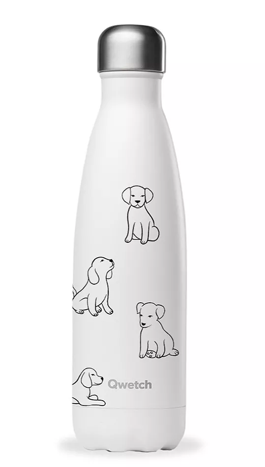 Bouteille isotherme Qwetch Pretty dogs