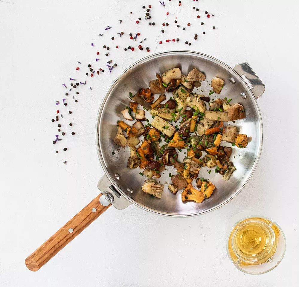 Wok inox Cristel Casteline amovible