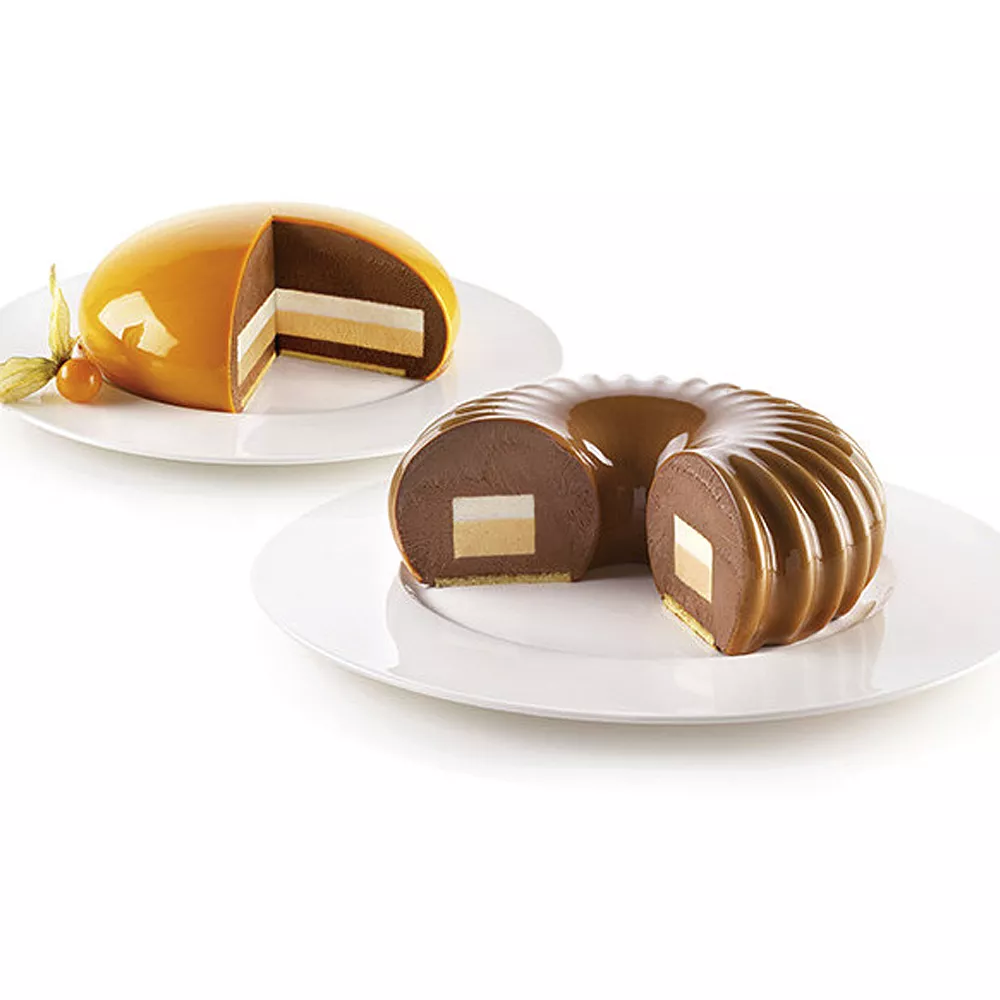 Moule Silicone à insert rond Silikomart 3D Design