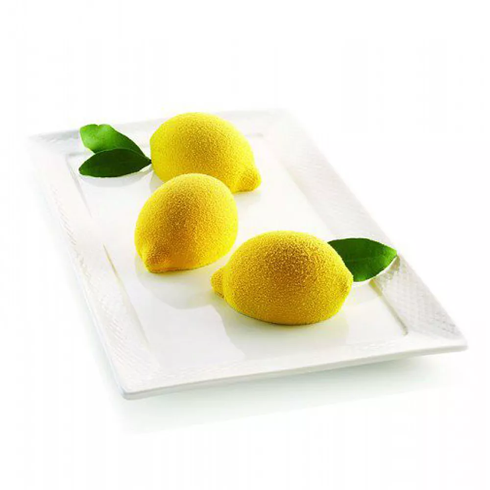 Moule Silicone Mini Citrons Silikomart 3D Design