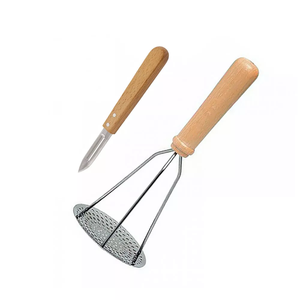 Lot Presse Purée & Eplucheur Roger Orfevre