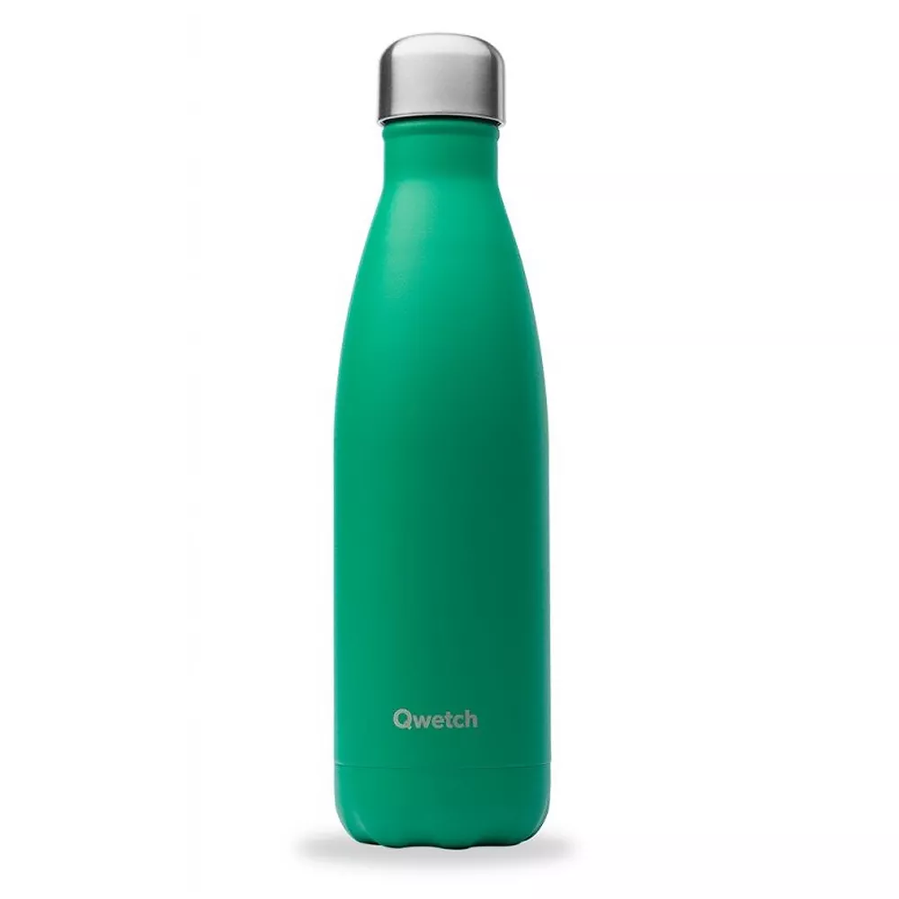 Bouteille isotherme Qwetch Granite vert toundra