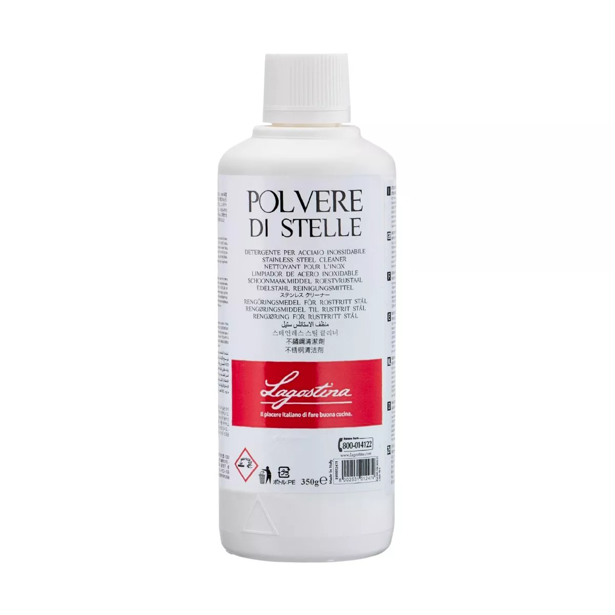 Nettoyant inox poudre des étoiles Lagostina