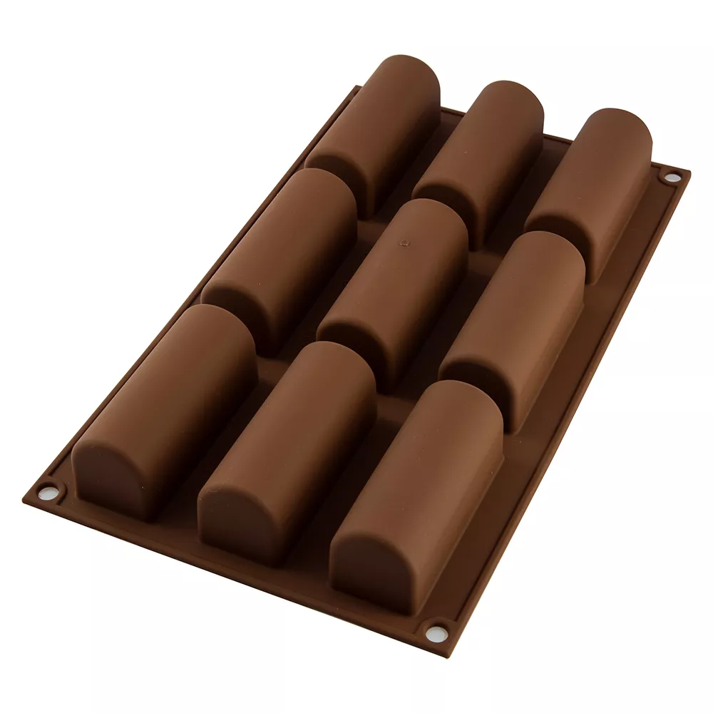 Moule 9 Mini-Bûches Classic Silikomart