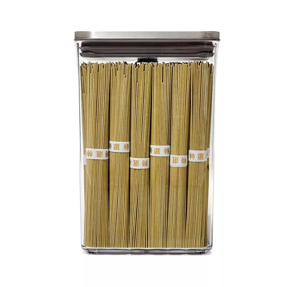 Boîte Pop Steel 2,6 L couvercle inox Oxo