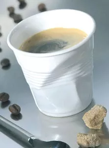 Gobelet porcelaine froissé Revol