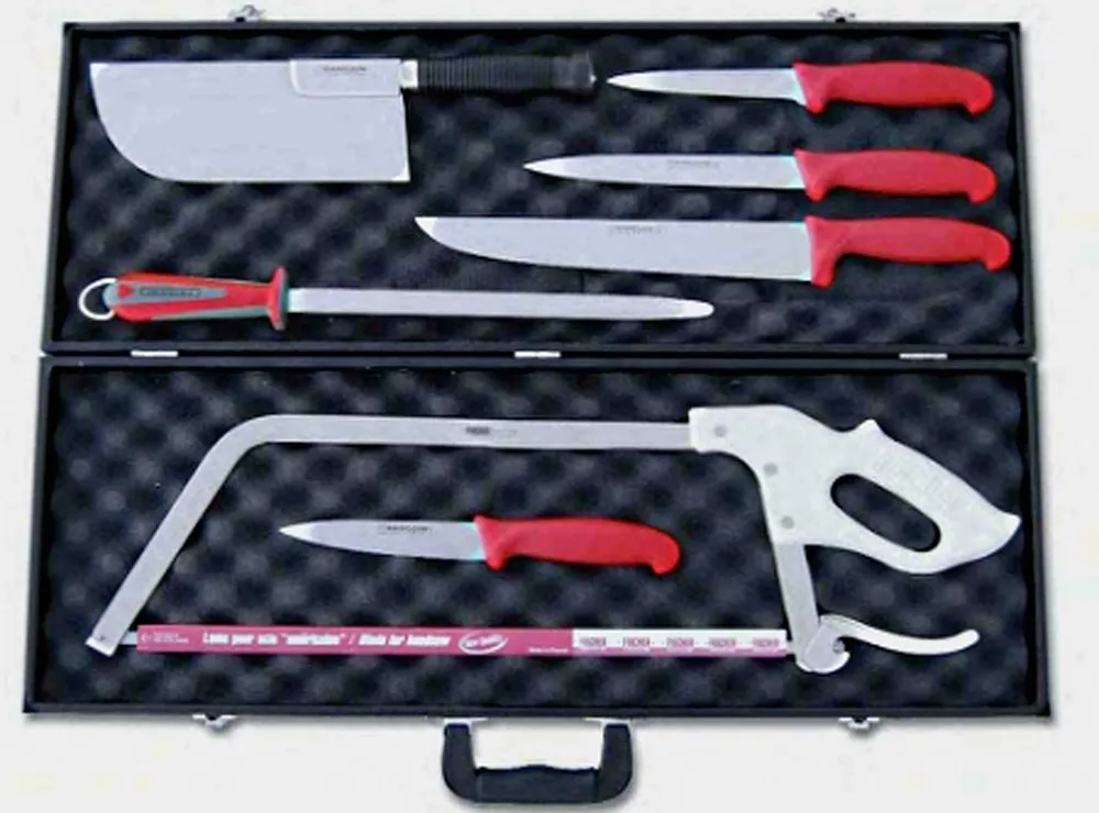 Mallette de boucher 7 pièces Must Fischer Bargoin
