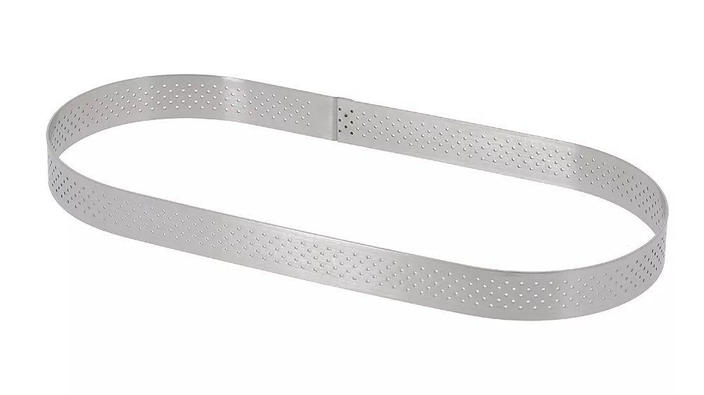 Cercle à Tarte Perforé Oblong De Buyer