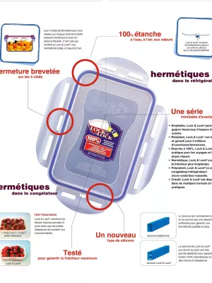 Set de 5 boites " Les Essentielles " Lock & Lock