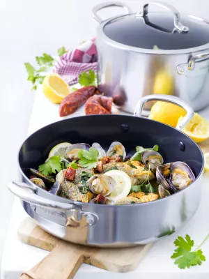 Sauteuse 2 anses anti-adhésive céramique Barcelona Evershine GreenPan