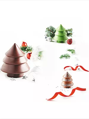 3 Moules Sapins Chocolat Mastrad