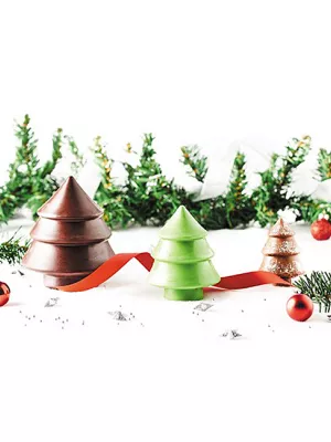 3 Moules Sapins Chocolat Mastrad