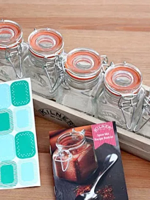Set de 6 Bocaux à Epices Kilner