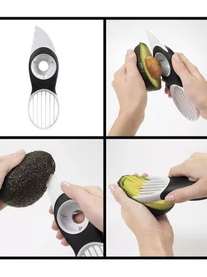 Tranche-avocat 3 en 1 Oxo