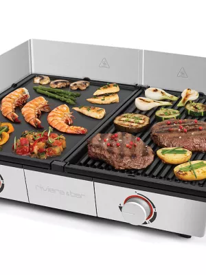 Combiné Plancha-Grill Pro QPL800 Riviera & Bar