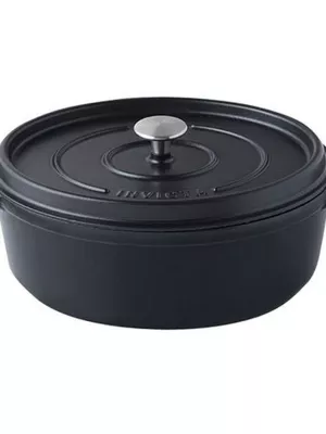 Cocotte fonte Invicta réserve d'eau ovale