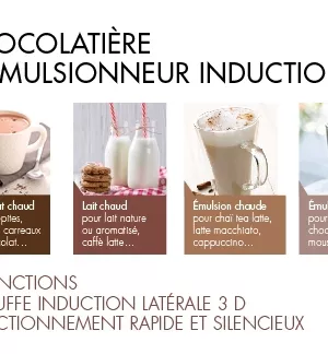 Chocolatière & Emulsionneur Induction Riviera & Bar
