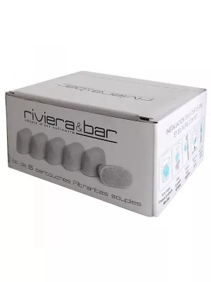 Lot de 6 Cartouches Filtrantes Souples CE932A Riviera & Bar