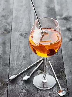 Cuillère Paille Cocktail Point Virgule