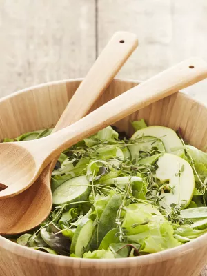 Couverts à Salade Bambou Point Virgule