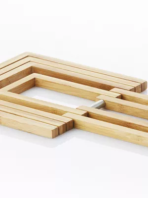 Dessous de Plat en Bambou Point Virgule