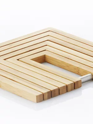 Dessous de Plat en Bambou Point Virgule