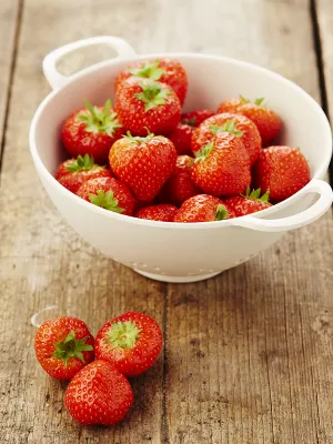 Passoire Fibre de Bambou Blanc Point Virgule