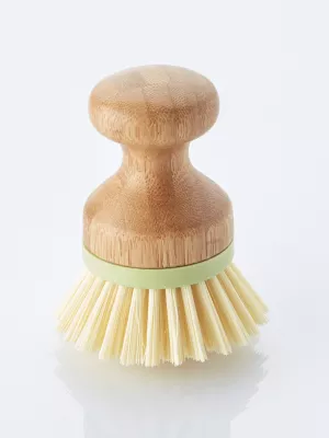 Brosse à Vaisselle Ronde Bambou Point Virgule