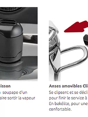 Autocuiseur Mia Lagoeasy'up Lagostina