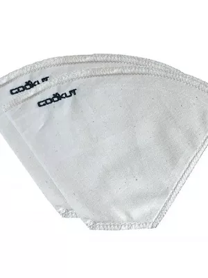 Filtres à café Réutilisables en Coton non traité Cookut