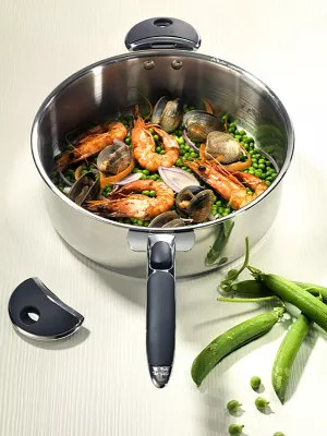 Poignée Inox/silicone Zénith 3 Cristel