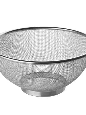 Passoire Tamis à mailles fines inox sur pied Fackelmann