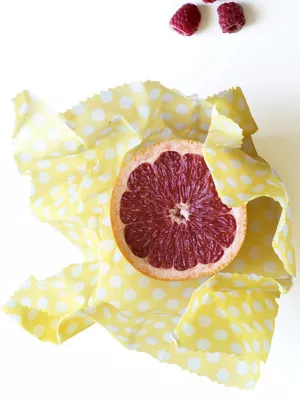 Set 3 Feuilles d'Emballage Alimentaire Cire d'Abeille Pebbly