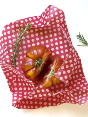 Set 3 Feuilles d'Emballage Alimentaire Cire d'Abeille Pebbly