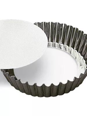 Moule à Manqué Rond Cannelé Fer Blanc Gobel