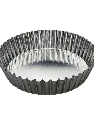 Moule à Manqué Rond Cannelé Fer Blanc Gobel